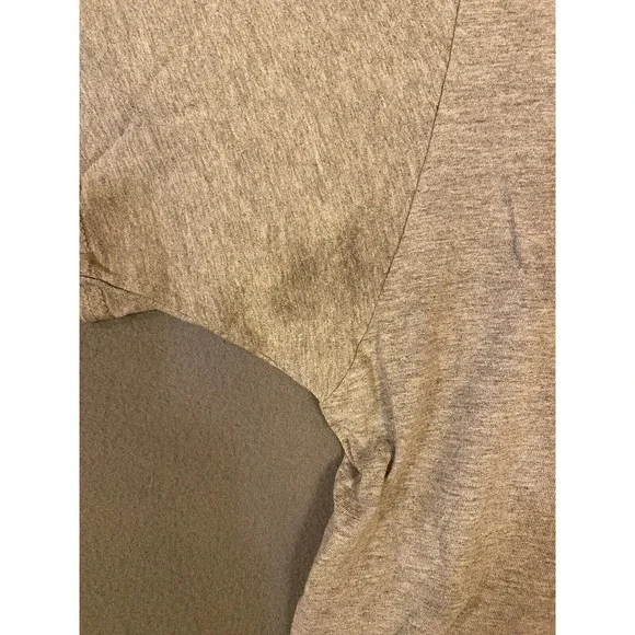 Adidas Big Center Logo Amplifier 3 Lines T-shirt L Large Grey Gray Black - Picture 4 of 10